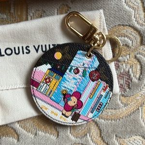Louis Vuitton new with tag bag charm /key chain limited addition
